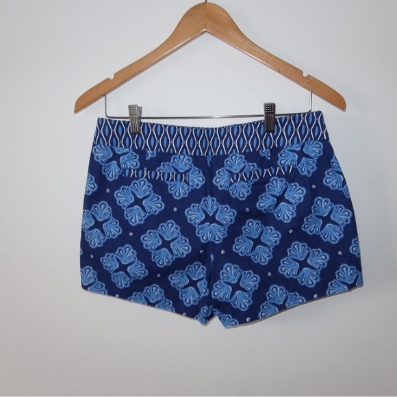 Vineyard Vines Blue Printed Mid Rise Shorts Size 2 / Small - Picture 3 of 6